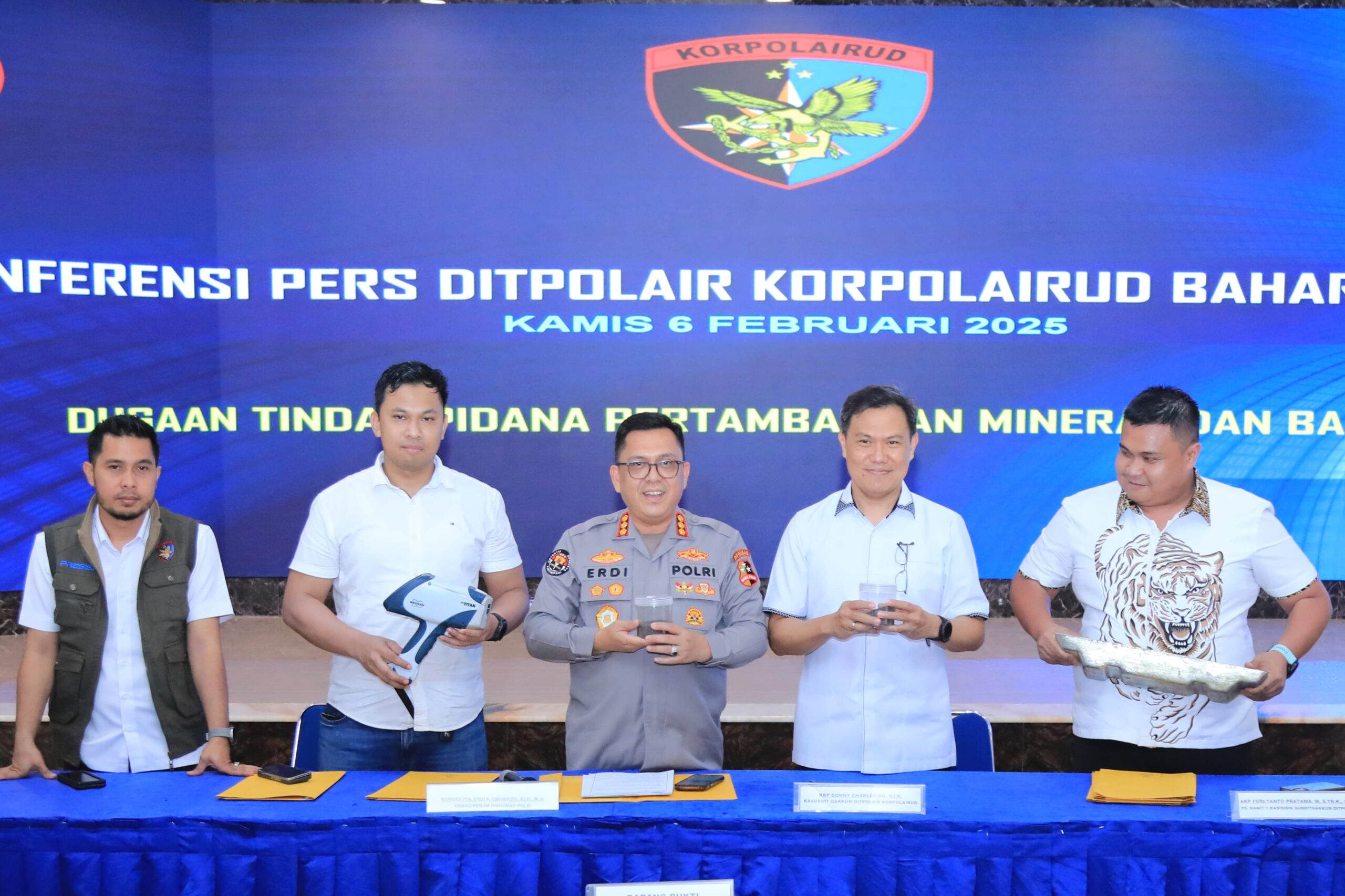 Polri Bongkar Tambang Timah Ilegal Di Bekasi, Kerugian Negara Capai Rp10 Miliar