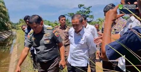 Cegah Kekeringan, Bupati Rohul Anton,ST.M.M Instruksikan seluruh OPD Jaga Perairan